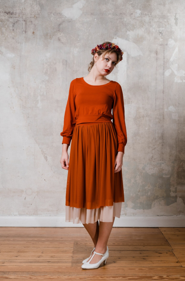 Jupe Tulle Terracotta - Ma boutique