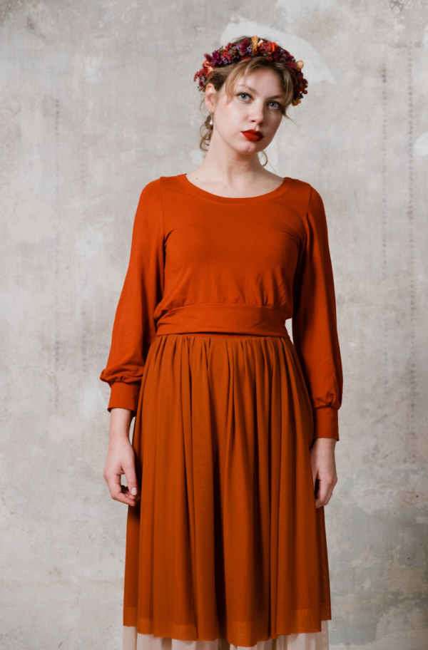 Jupe Tulle Terracotta - Ma boutique