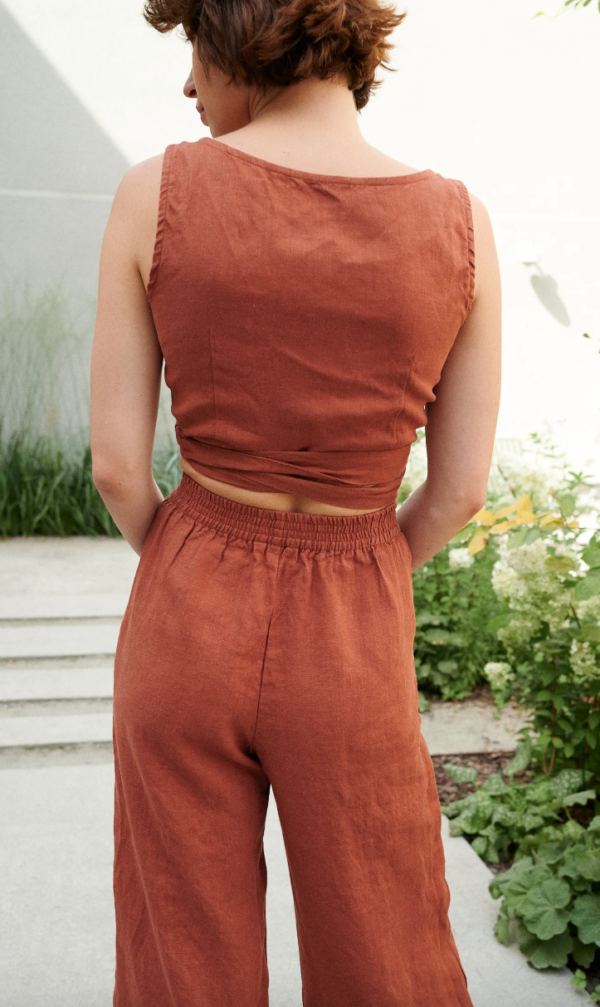 Pantalon Femme Terracotta - Ma boutique