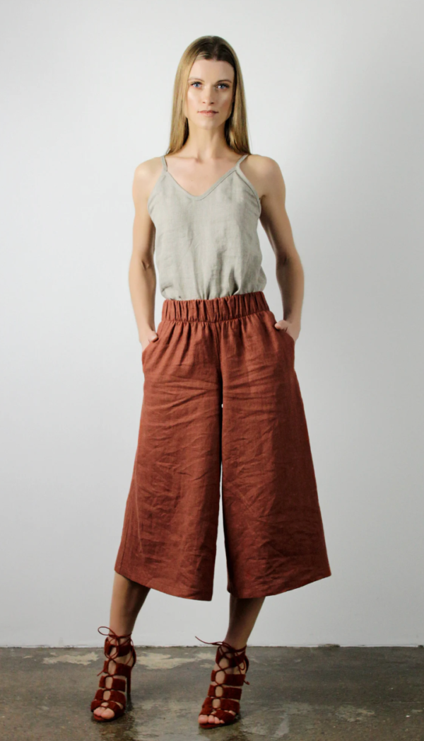 Pantalon Fluide Terracotta - Ma boutique