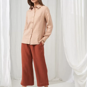 Pantalon Large pour Femme Terracotta - Ma boutique