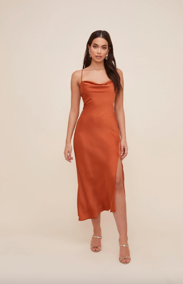 Robe Patineuse Terracotta - Ma boutique