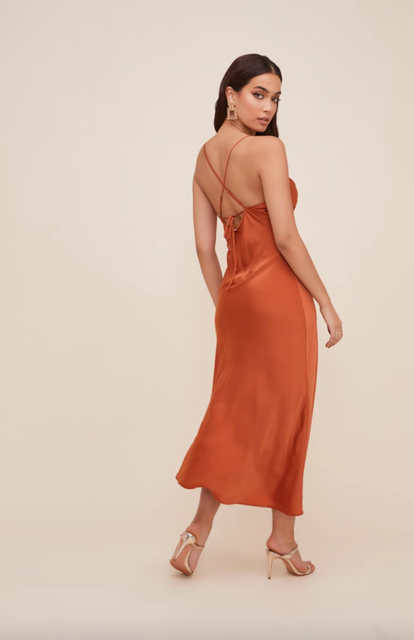 Robe Patineuse Terracotta - Ma boutique