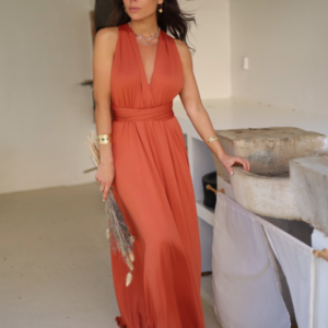 Robe Témoin de Mariage Terracotta - Ma boutique