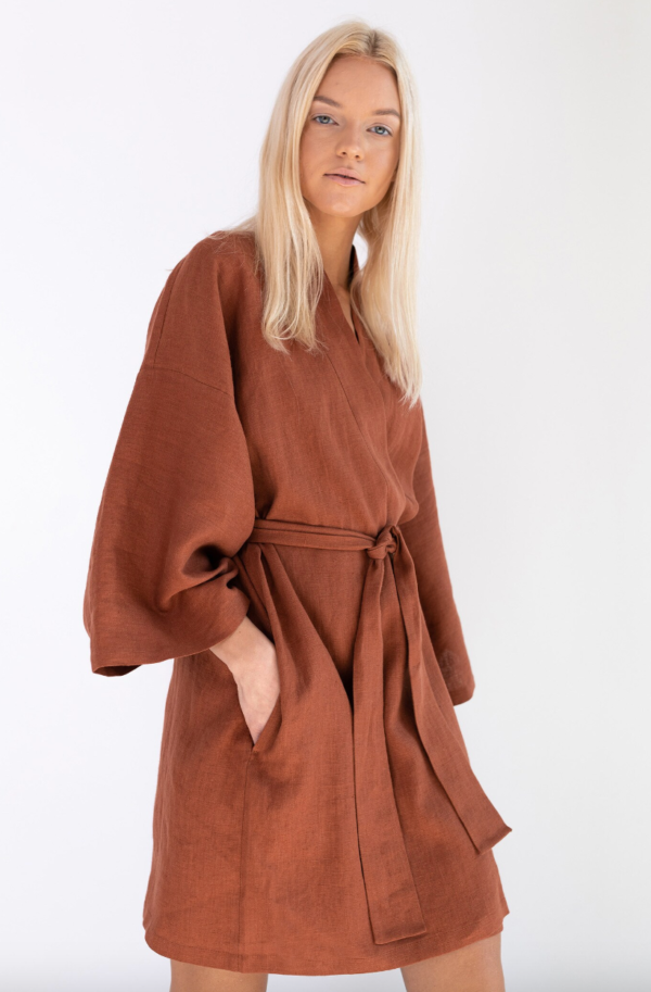 Robe Terracotta Lin - Ma boutique