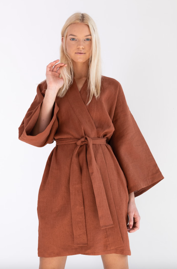 Robe Terracotta Lin - Ma boutique